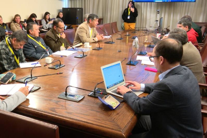 Dirigentes de damnificados incendio1