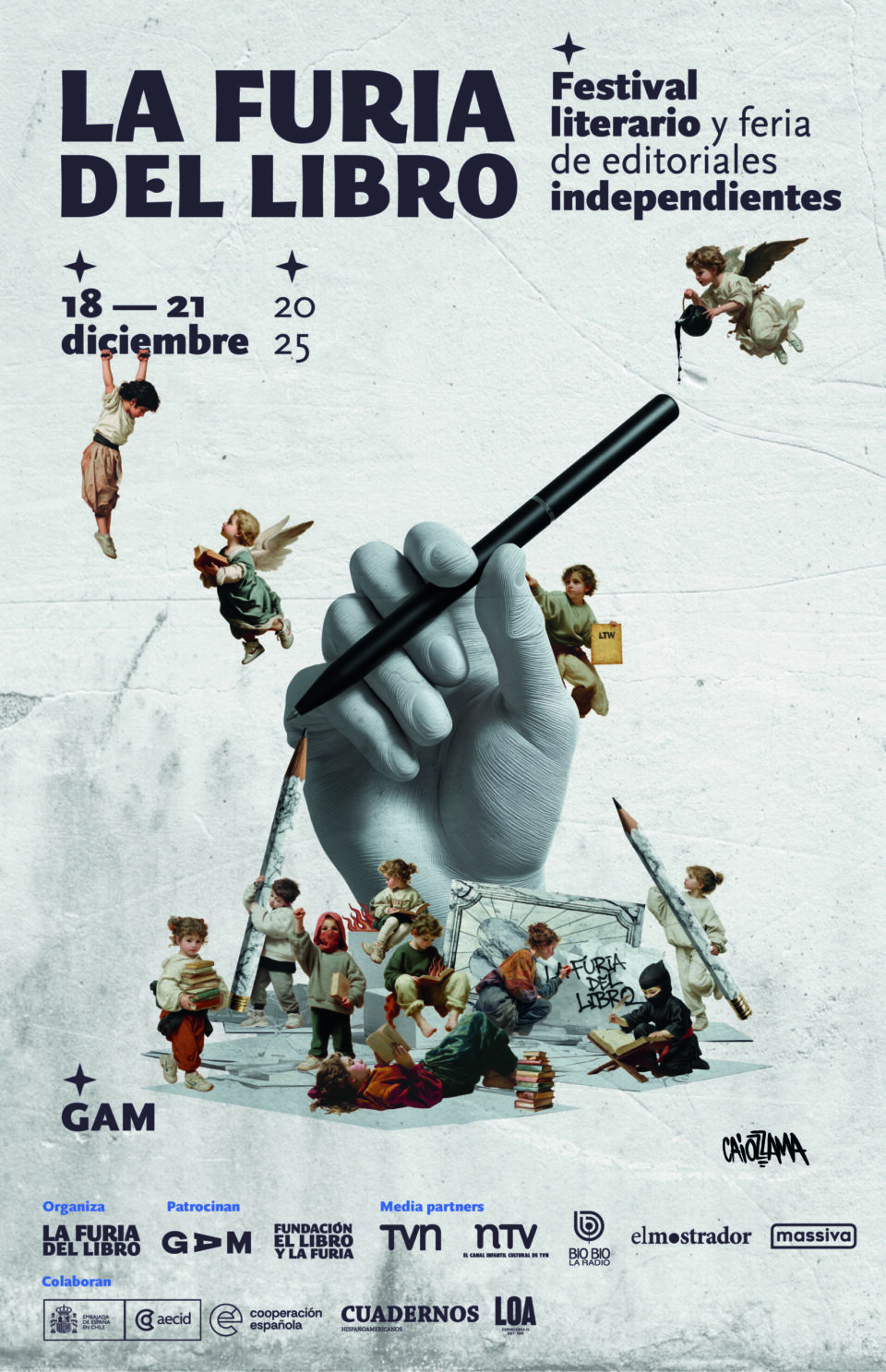 FURIA DEL LIBRO VERANO 2025 POSTER doble carta